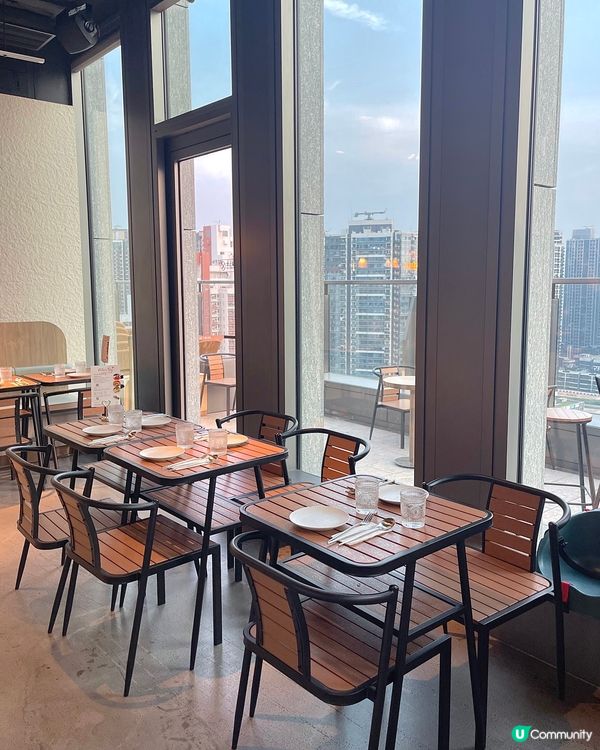 🇭🇰啟德雙子匯木系日法fusion菜餐廳💖