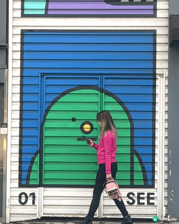 去首爾塔，記得係壁畫村到行上去，然後有好多畫好靚。