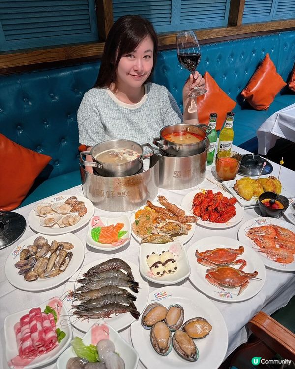 ｛羅湖老牌現撈海鮮自助·榴蓮酒水無限暢飲｝