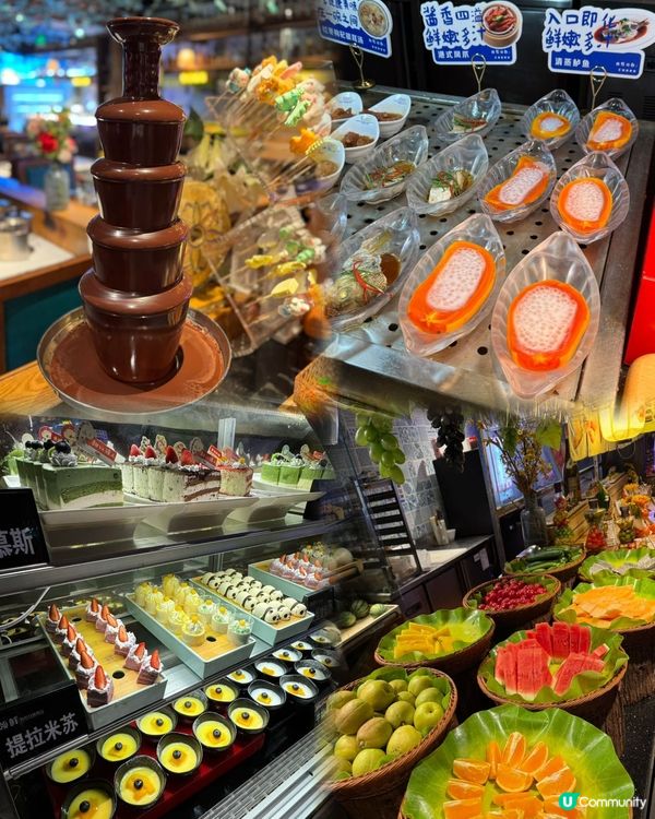 ｛羅湖老牌現撈海鮮自助·榴蓮酒水無限暢飲｝