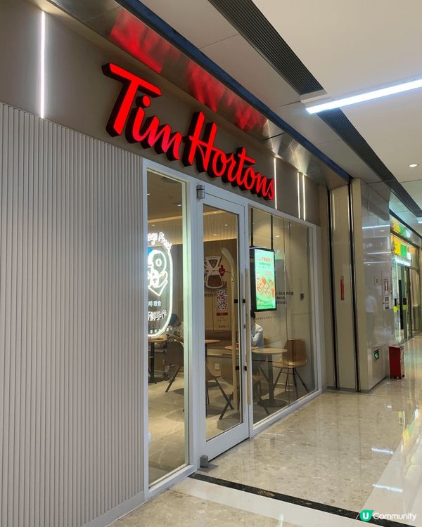 今次去咗深圳Tim hortons 食bagel 用微信小程...