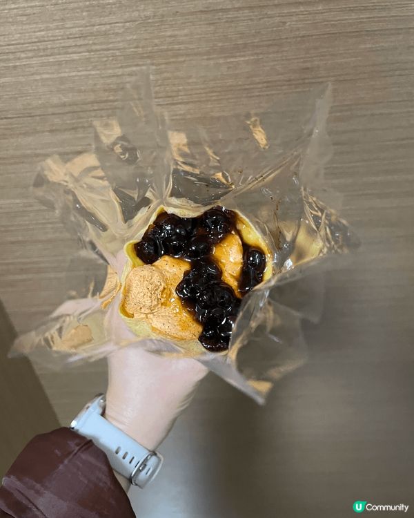 3 Crepes 新出咗泰奶珍珠，煙靭嘅珍珠，加上底層脆脆，...