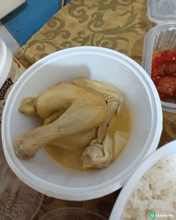 今天去一粥麵買了一個金湯花膠雞加咕嚕肉及白飯81元，上次加多...