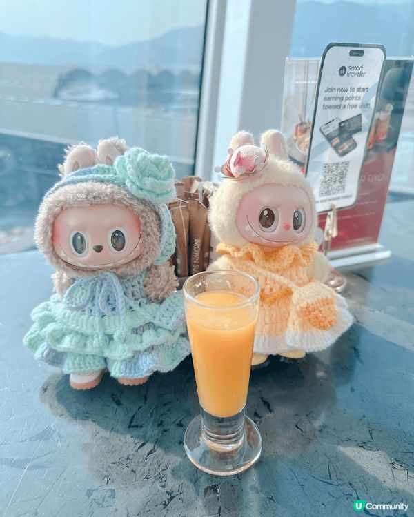 飛之前去咗機場Interval Bar 食早餐，呢度早餐有幾...