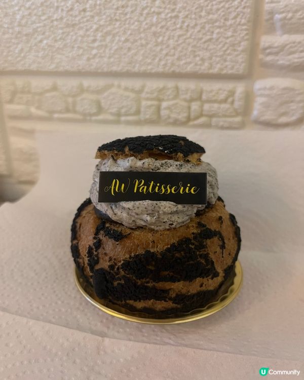 黑芝麻湯圓泡芙🤤  正到爆！