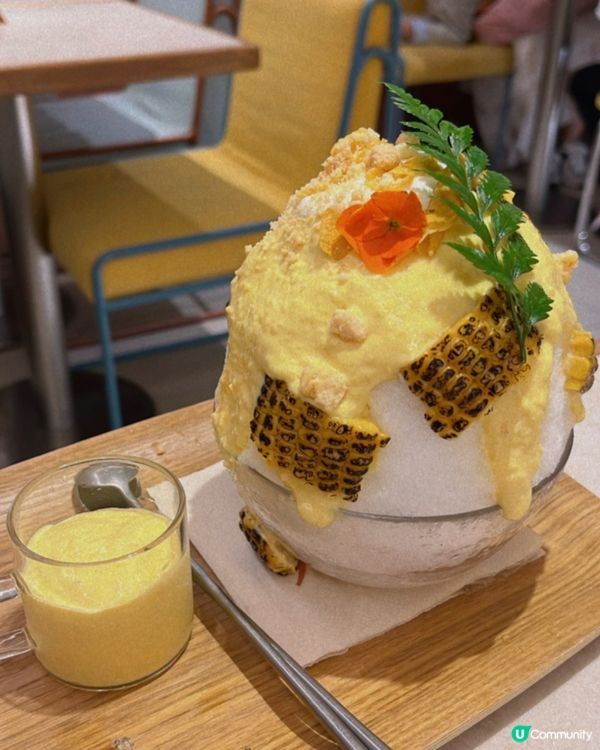 釜山粒粒粟米刨冰🍧😋