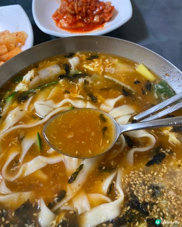 🇰🇷韓國江陵旅行必食人氣刀削麵！