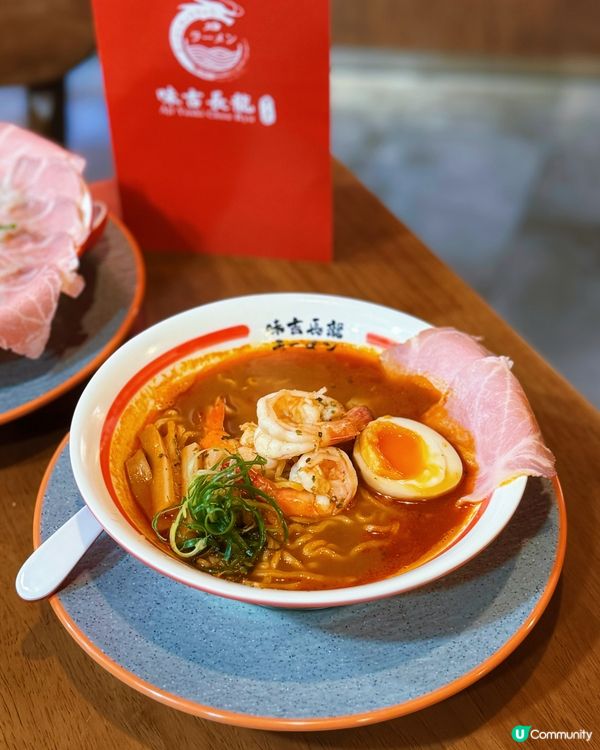 尖沙咀拉麵店🍜  濃湯海老拉麵🦐  正到爆💥