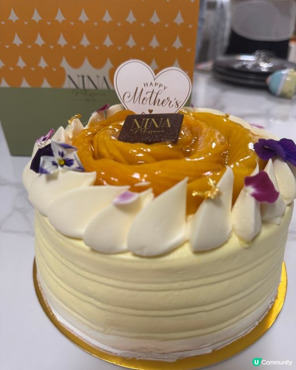 母親節快樂🎁芒果戚風蛋糕💕🍰