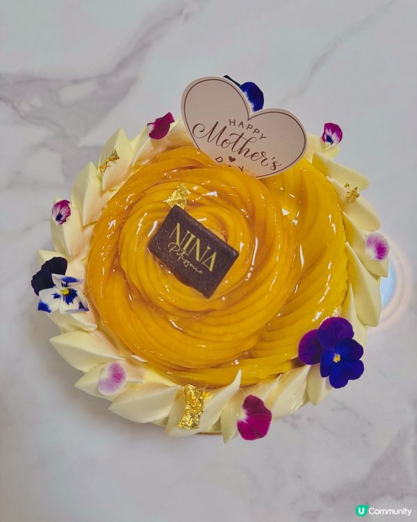 母親節快樂🎁芒果戚風蛋糕💕🍰