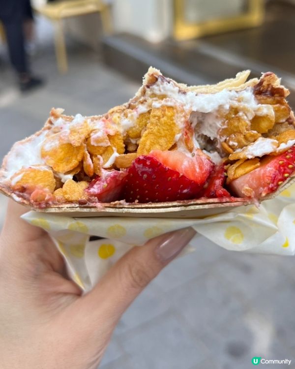 🇰🇷首爾德壽宮附近超人氣可麗餅店！