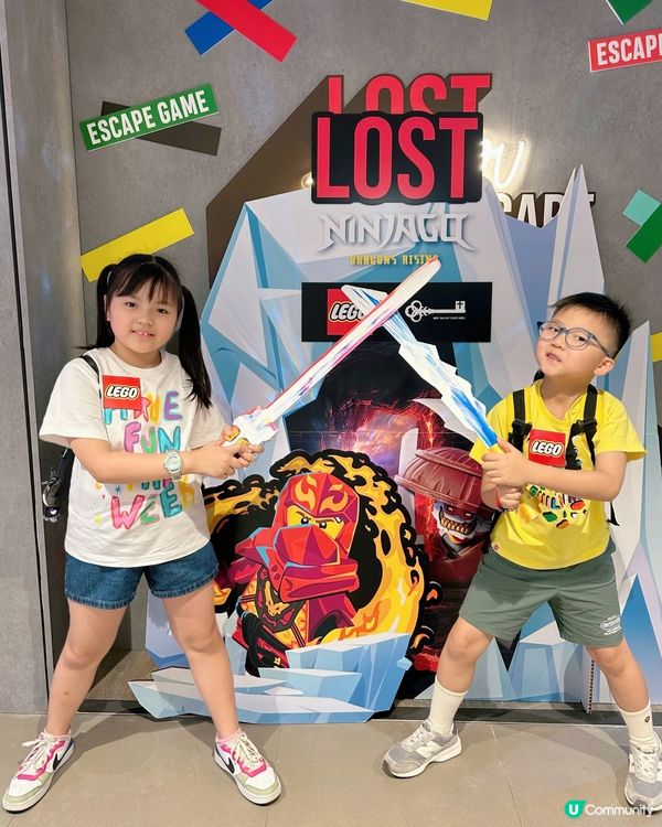 🔥LEGO迷集合！香港首個NINJAGO忍者試煉密室嚟啦～