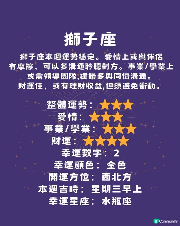 12星座本週運程(12/5-18/5)🌟