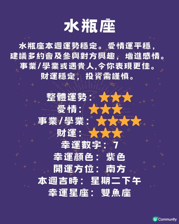 12星座本週運程(12/5-18/5)🌟