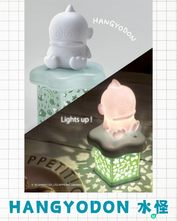 日本Daiso推出爆紅Sanrio小夜燈💡6款人氣角色/只需$29😍粉絲瘋搶❗