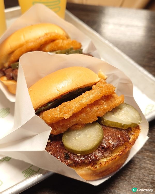 Shake Shack 出山葵牛肉漢堡啦～