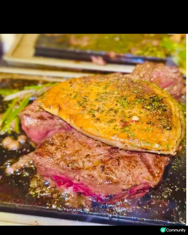 《荃灣·超厚鵝肝石燒牛》🥩超大塊鵝肝石燒牛扒 🥩