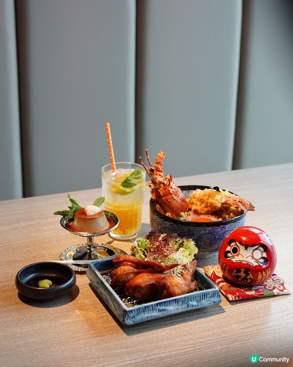 走入旺角達摩世界⛩️，品嚐邪惡達摩天丼🦞