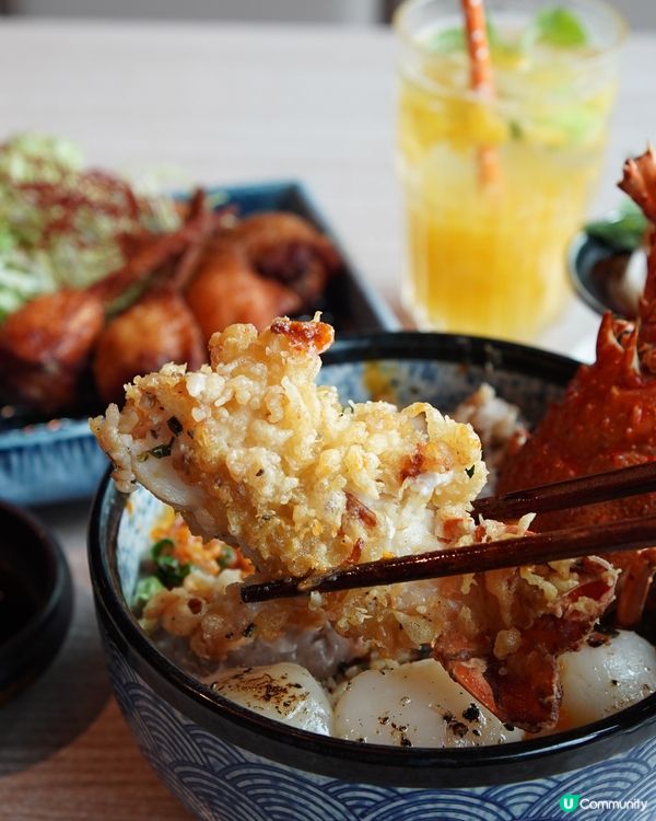 走入旺角達摩世界⛩️，品嚐邪惡達摩天丼🦞