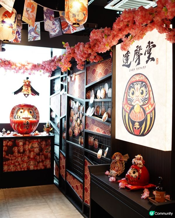 走入旺角達摩世界⛩️，品嚐邪惡達摩天丼🦞