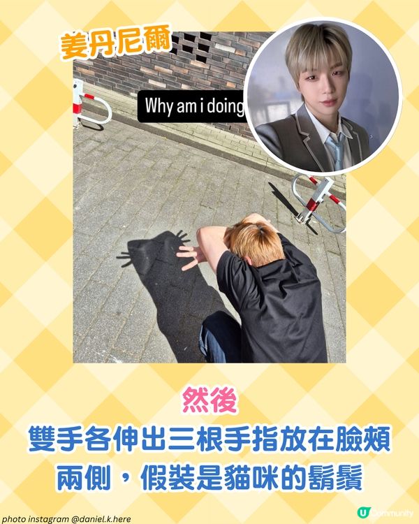 超可愛！KPOP偶像都打卡的 Kitty Shadow🐱 3步學識貓貓倒影pose！