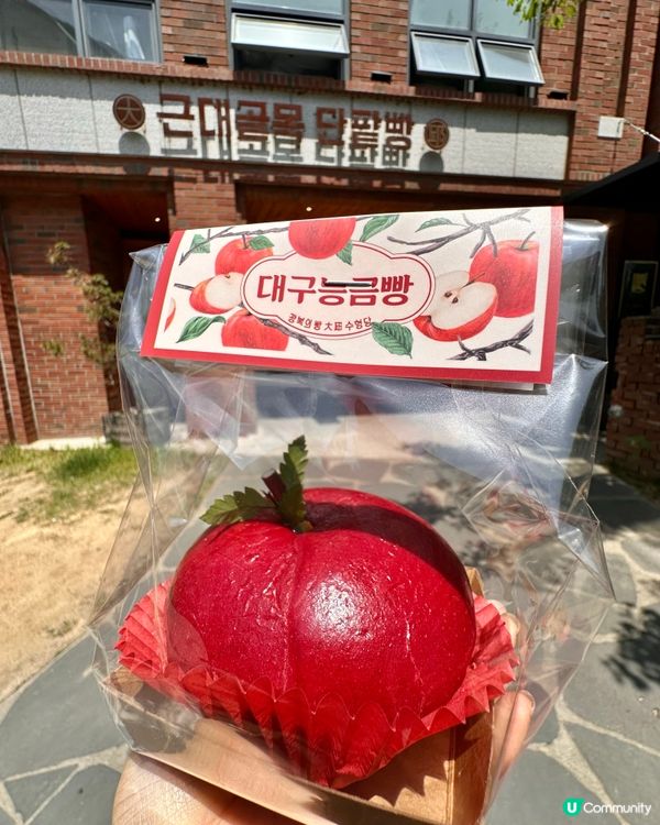 🇰🇷韓國大邱人氣老字號麵包店‼️勁得意嘅蘋果造型麵包包🍎🍞