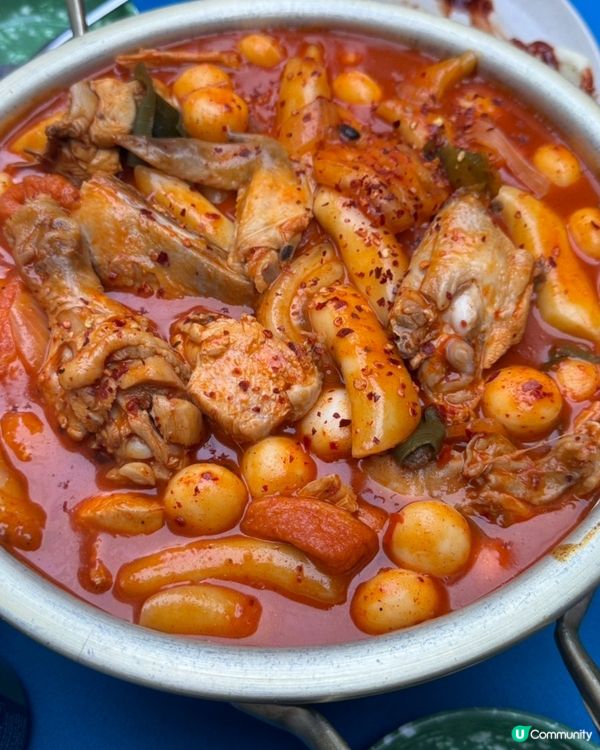 🇰🇷弘大必試炸年糕＋麻辣雞煲年糕鍋！