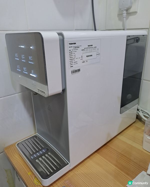 TOSHIBA RO座檯式飲水機係一部內外兼備，高性價比水機...