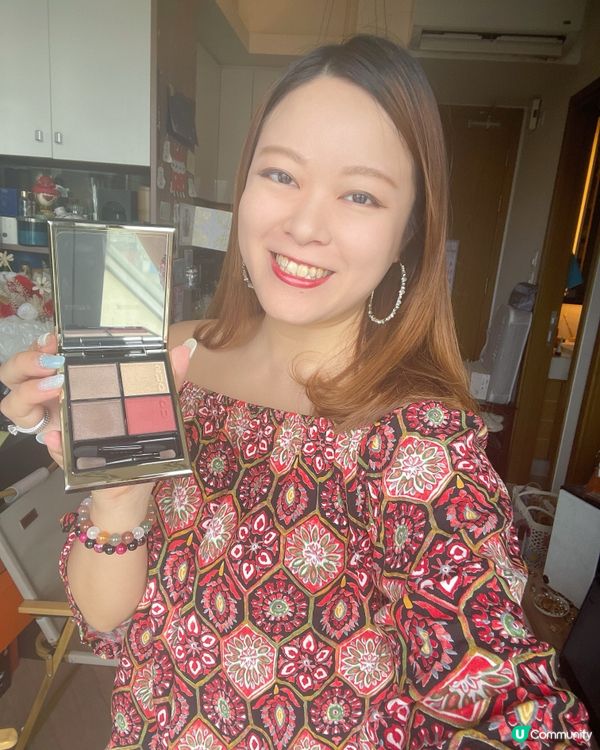 Suqqu眼影盤🔥眼妝穿搭分享🤩