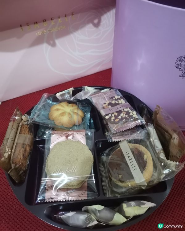 好豐富既ISABELLE愛的故事「浪漫紫醉版」三層曲奇禮盒