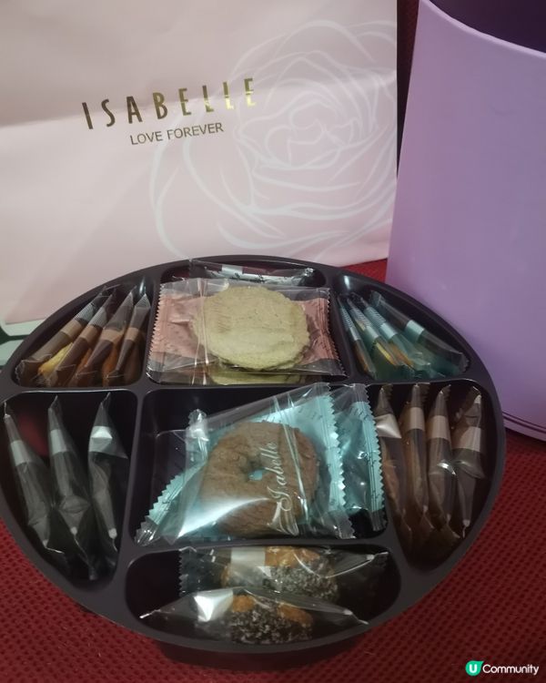 好豐富既ISABELLE愛的故事「浪漫紫醉版」三層曲奇禮盒