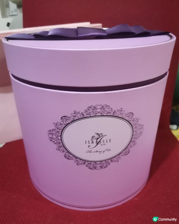 好豐富既ISABELLE愛的故事「浪漫紫醉版」三層曲奇禮盒