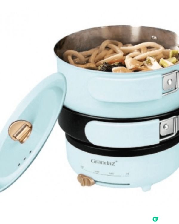 圖一：多功能便攜式煮食神鍋，適合一至兩人用，亦可以帶去旅行用...