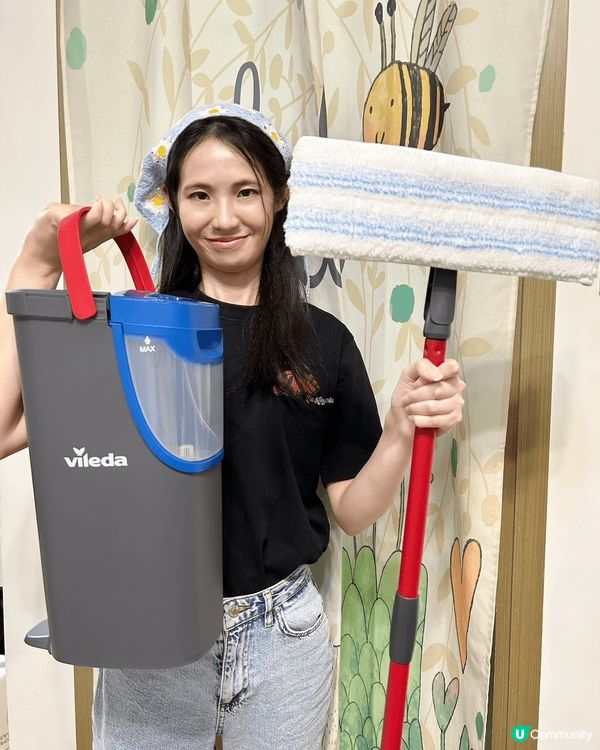 最近用緊 Vileda 微力達 - 潔淨平板拖套