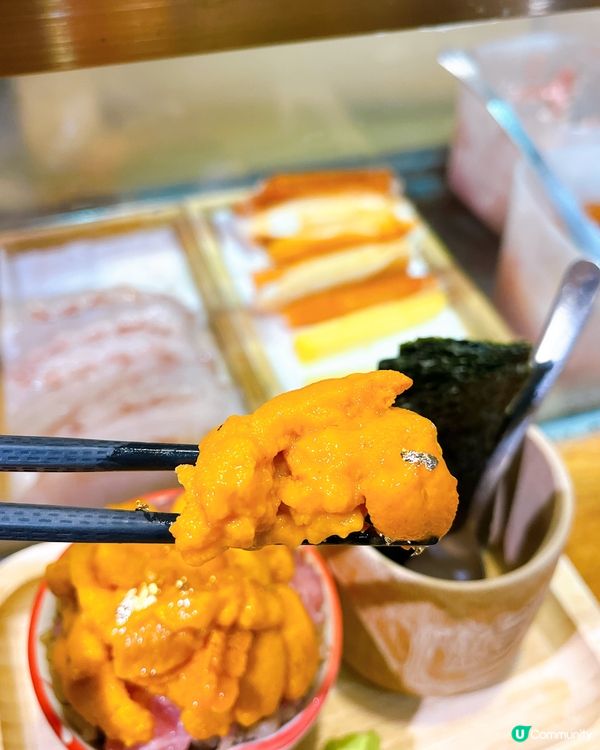 成座山咁大嘅海膽😍