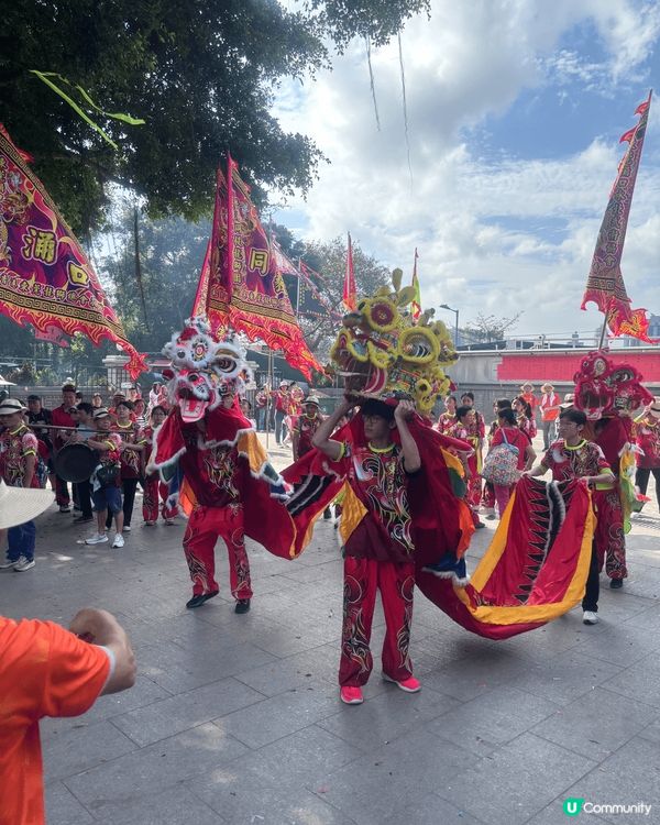 今個月係元朗天后寶誕大日子，梗係要入去湊吓熱鬧啦，好天又好玩...