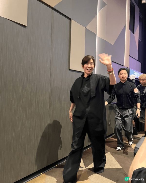 今日有機會同朋友一齊去睇電影《阿媽有喜》首映，仲要有埋導演及...