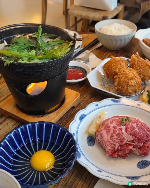 🇰🇷首爾林溫馨日式小餐館壽喜燒＋炸豬扒＋炸丸子超滿足！