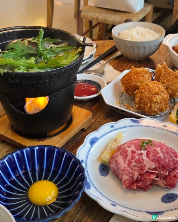 🇰🇷首爾林溫馨日式小餐館壽喜燒＋炸豬扒＋炸丸子超滿足！