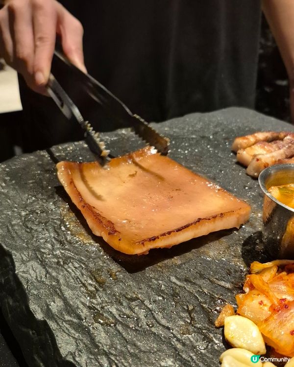 旺角新開 ｜ 韓國叔叔主理 ｜岩洞原塊石板韓燒 