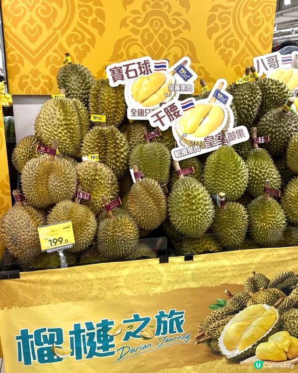 💛榴槤季又到啦!榴槤控要出動了😋