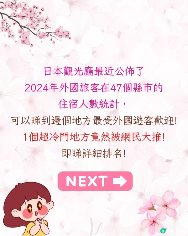 日本邊個地方最少遊客❓2024遊日旅客住宿地區排名公佈🔥1冷門地方竟被網民大推!