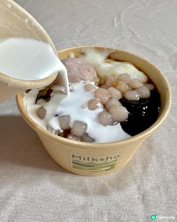 米麻糬芋泥仙草杯