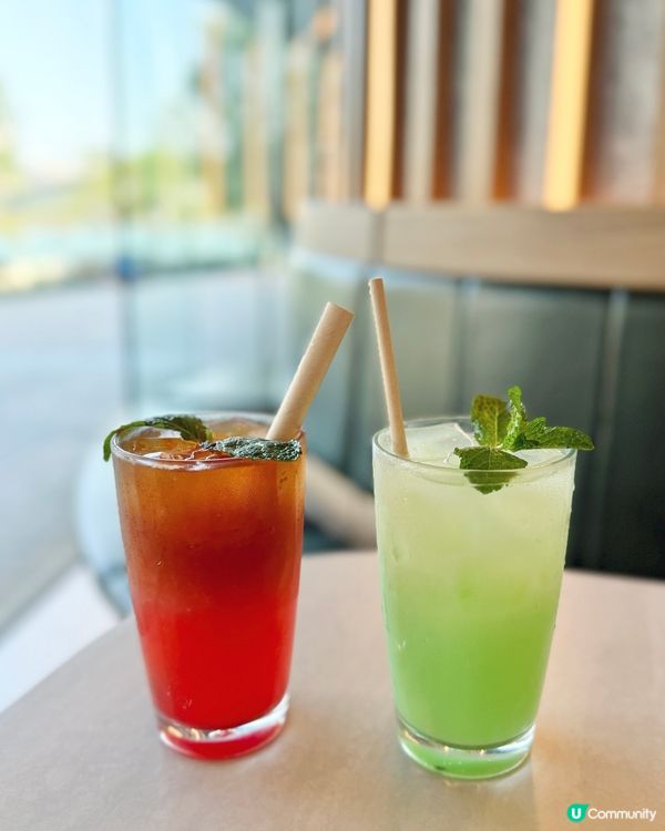 餐廳望住海旁，lunch set抵食