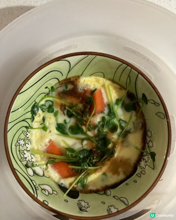 藍天白雲 蜆肉蒸雞蛋 週末的小幸運