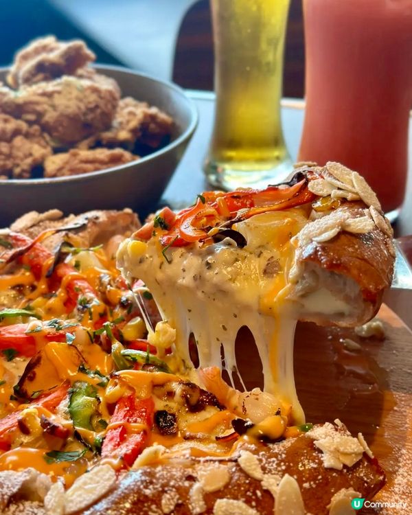 Pizza天花板🤩芝士拉絲爆餡🤤芝加哥批必試！