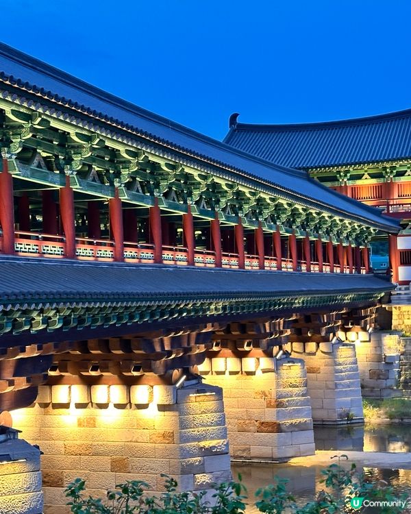 🇰🇷慶州免費景點推薦‼️月精橋夜景靚到癲咗🤣👏🏻💯