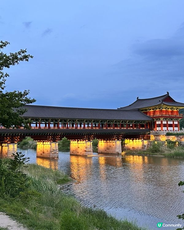 🇰🇷慶州免費景點推薦‼️月精橋夜景靚到癲咗🤣👏🏻💯