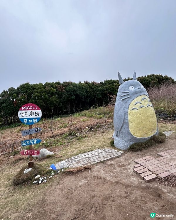 苗栗隱蔽打卡景點 💕 通霄龍貓公車站