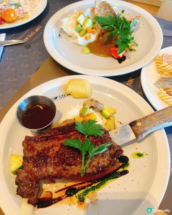 青衣Mr Steak🥩美味牛扒半自助餐🤩$200有找！